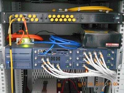 งานติดตั้ง ระบตู้สาขาโทรศัพท์  IP PABX  NEC SV8100  จำนวน  4  อาคาร ขนาด 400 คู่สาย  เชื่อมต่อภายใน ผ่านสาย F iber ไซด์งาน มหาวิทยาลัย ราชภัฎร เพชรบุรี วิทยาลงกรณ์