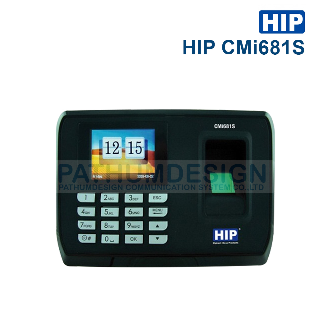 HIP รุ่น CMi681S Fingerprint เครื่องสแกนลายนิ้วมือ