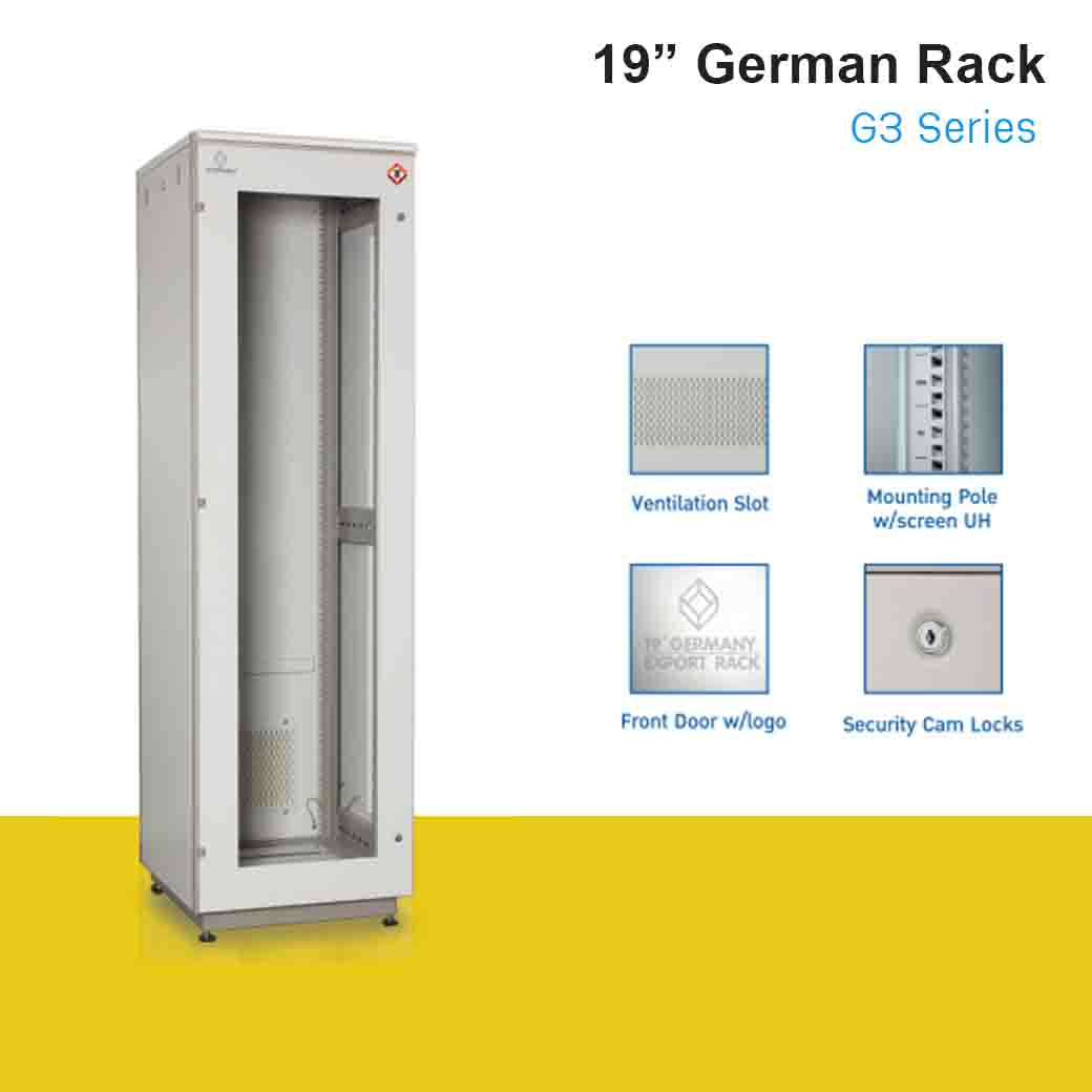 19" GERMAN Cabinet Rack G3 Series