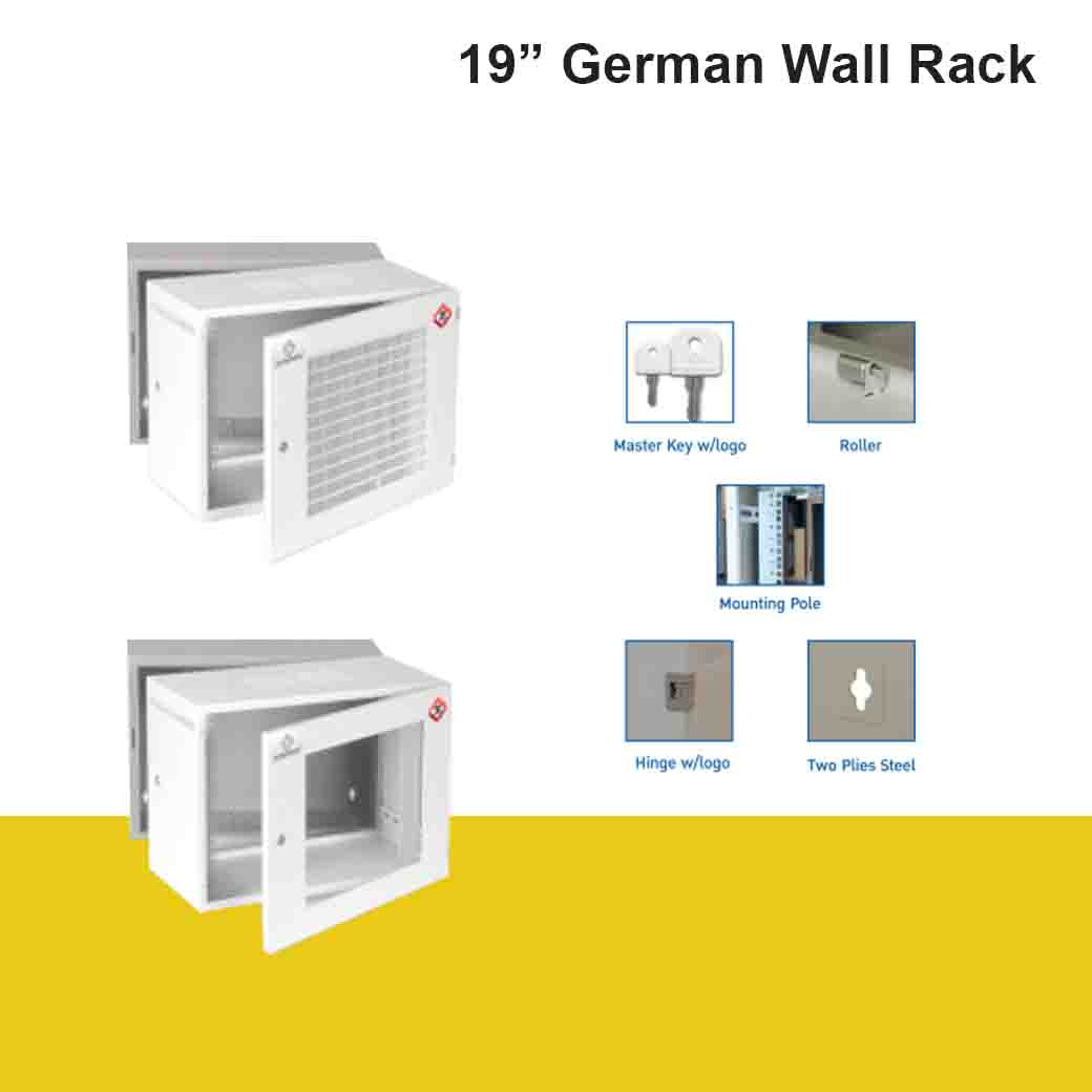 19" German Wall Rack G1 Series
