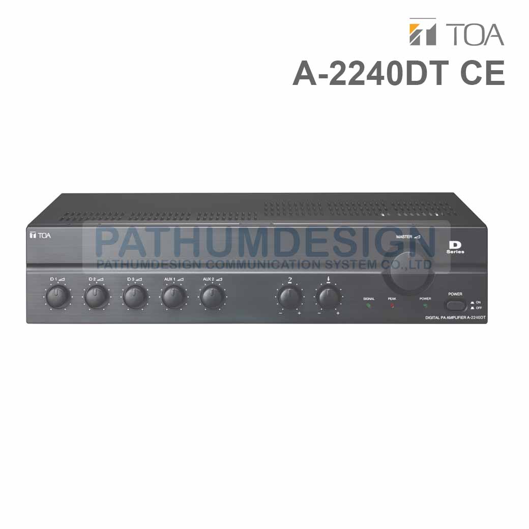 TOA A-2240DT-AS Digital PA Amplifier 240W (with 6 tones)