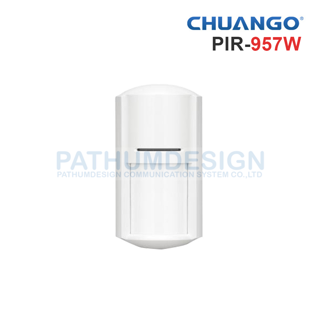 อุปกรณ์แจ้งเหตุเตือนภัย CHUANGO Normal รุ่น PIR-957W Outdoor Triple-Tech PIR Detector อุปกรณ์แจ้งเหตุเตือนภัย CHUANGO Normal รุ่น PIR-957W Outdoor Triple-Tech PIR Detector