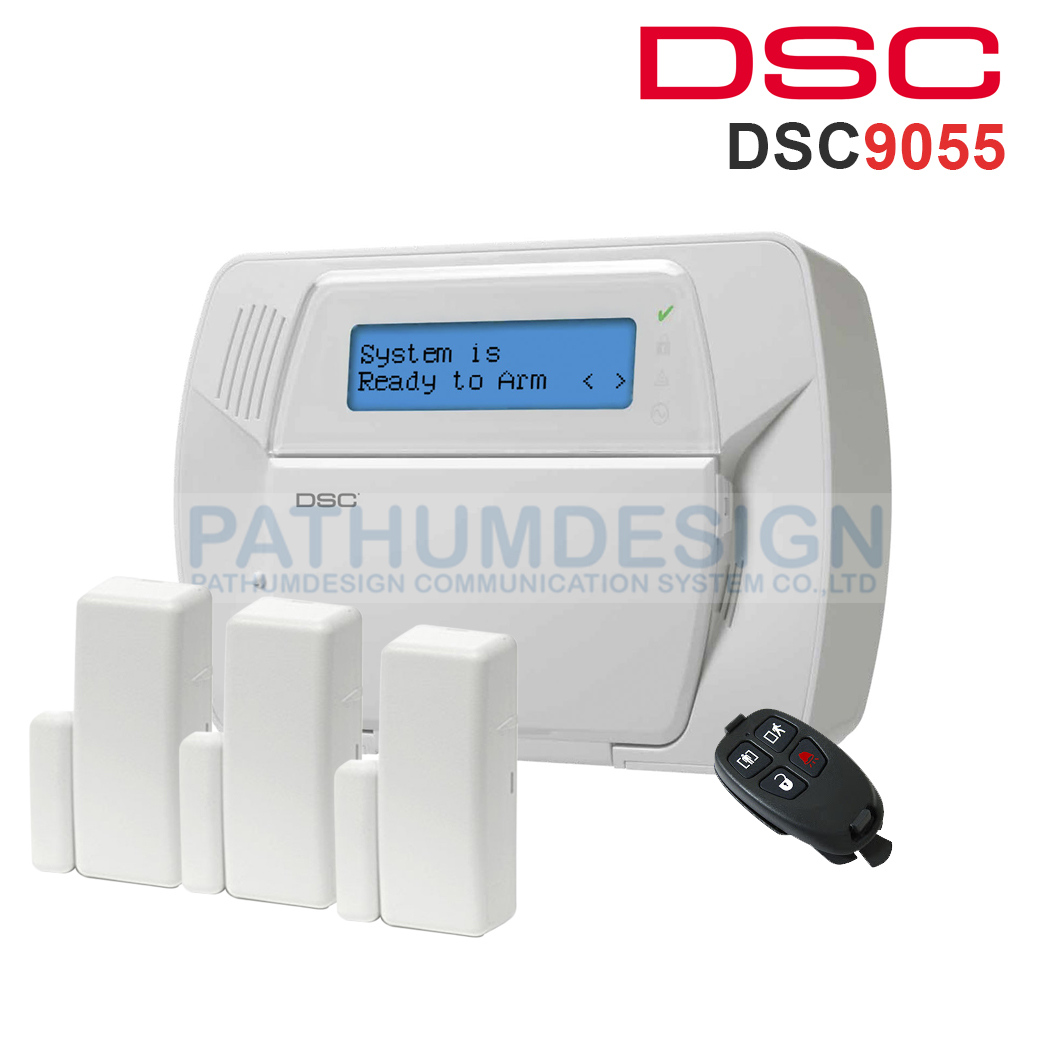 ระบบสัญญาณกันขโมย Wire less Alam System DSC รุ่น DSC9055 ระบบสัญญาณกันขโมย Wire less Alam System DSC รุ่น DSC9055