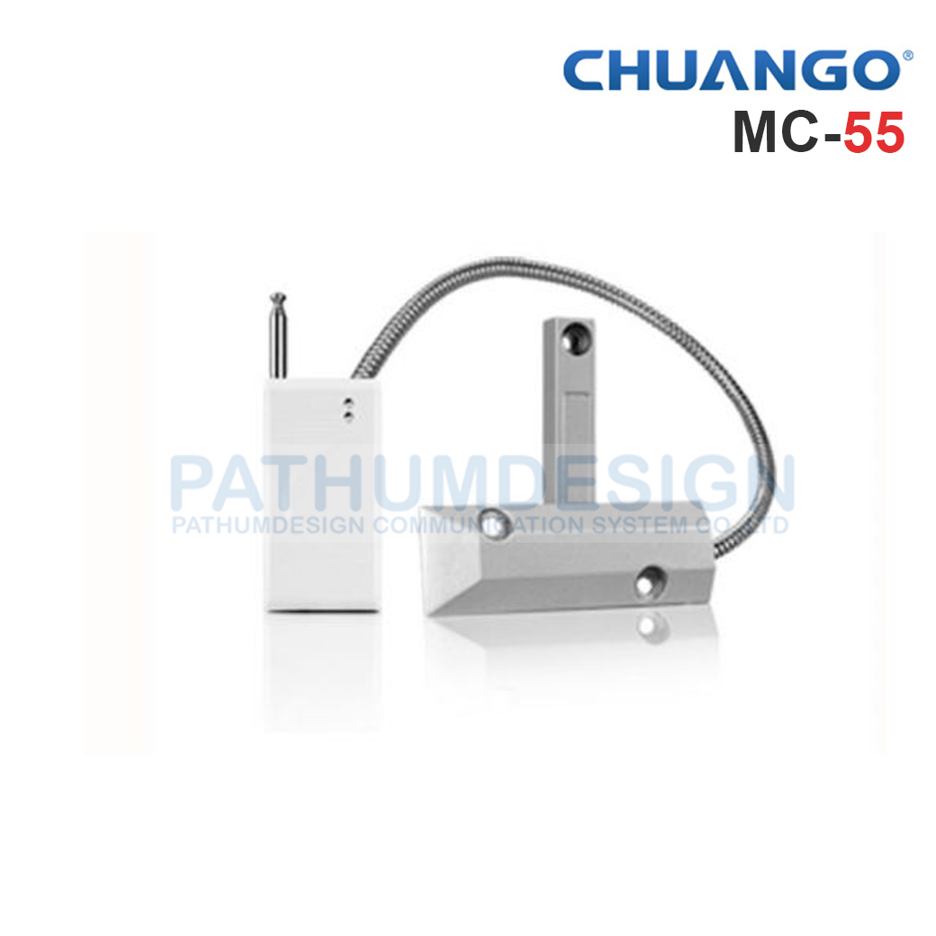 สัญญาณกันขโมยบ้านไร้สาย CHUANGO รุ่น MC-55 Shutter Door Sensor สัญญาณกันขโมยบ้านไร้สาย CHUANGO รุ่น MC-55 Shutter Door Sensor