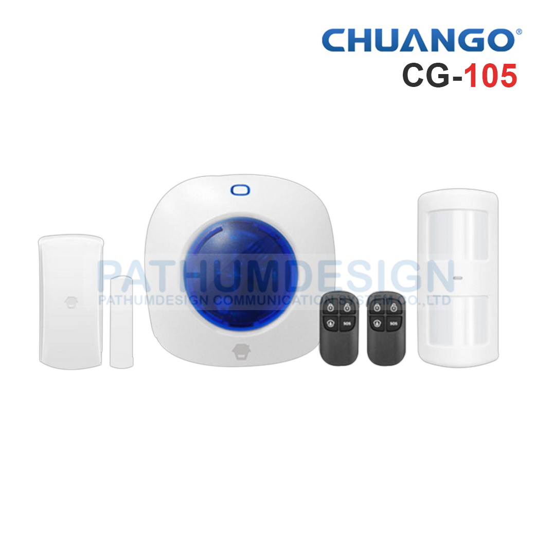อุปกรณ์แจ้งเหตุเตือนภัย CHUANGO Normal รุ่น CG-105 Strobe Light Alarm System อุปกรณ์แจ้งเหตุเตือนภัย CHUANGO Normal รุ่น CG-105 Strobe Light Alarm System