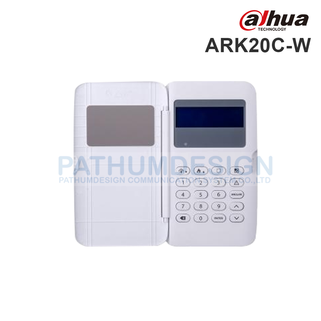 DAHUA รุ่น ARK20C-W Wireless Alarm Keypad DAHUA รุ่น ARK20C-W Wireless Alarm Keypad