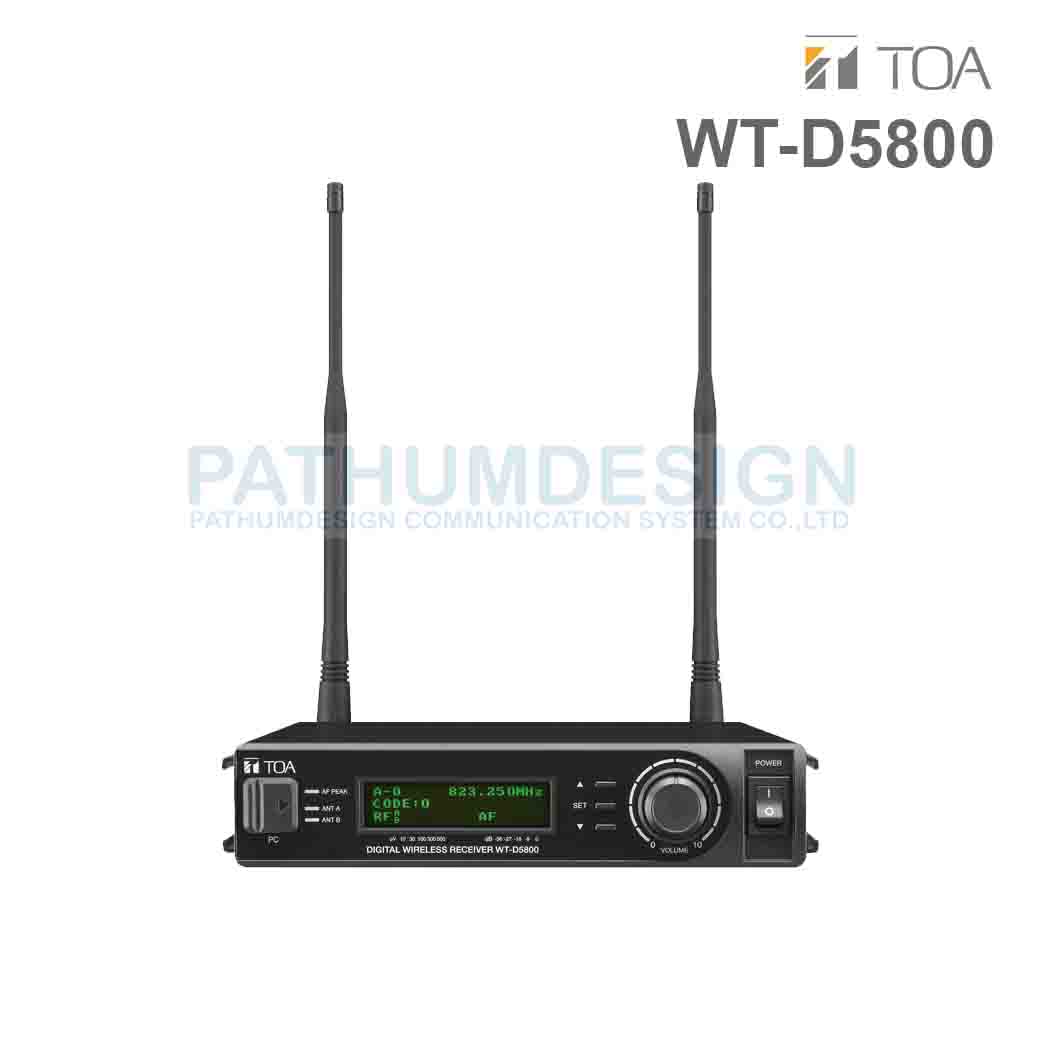 TOA WT-D5800 EC4 / TOA WT-D5800 A2 Digital Wireless Receiver TOA WT-D5800 EC4 / TOA WT-D5800 A2 Digital Wireless Receiver