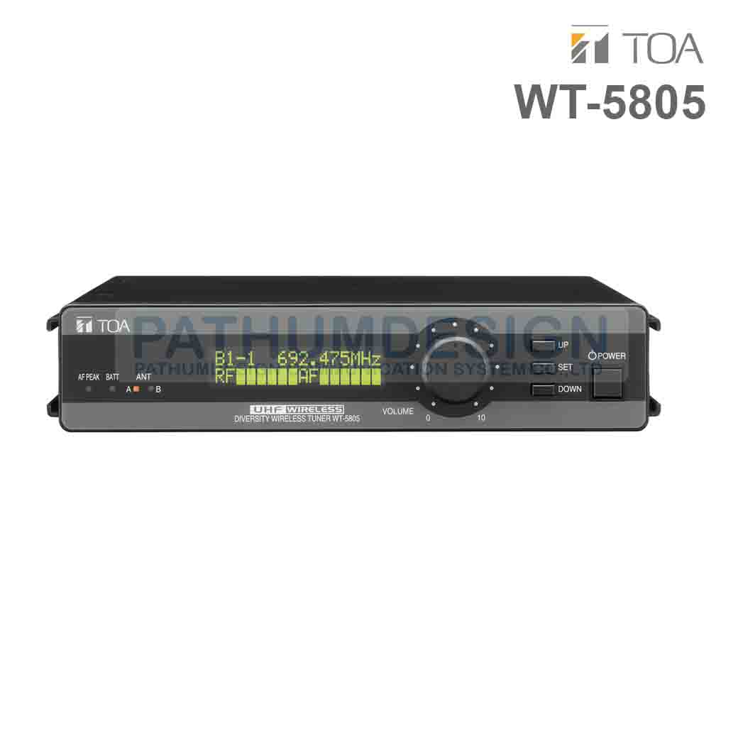 TOA WT-5805 C04 UHF Wireless Tuner TOA WT-5805 C04 UHF Wireless Tuner
