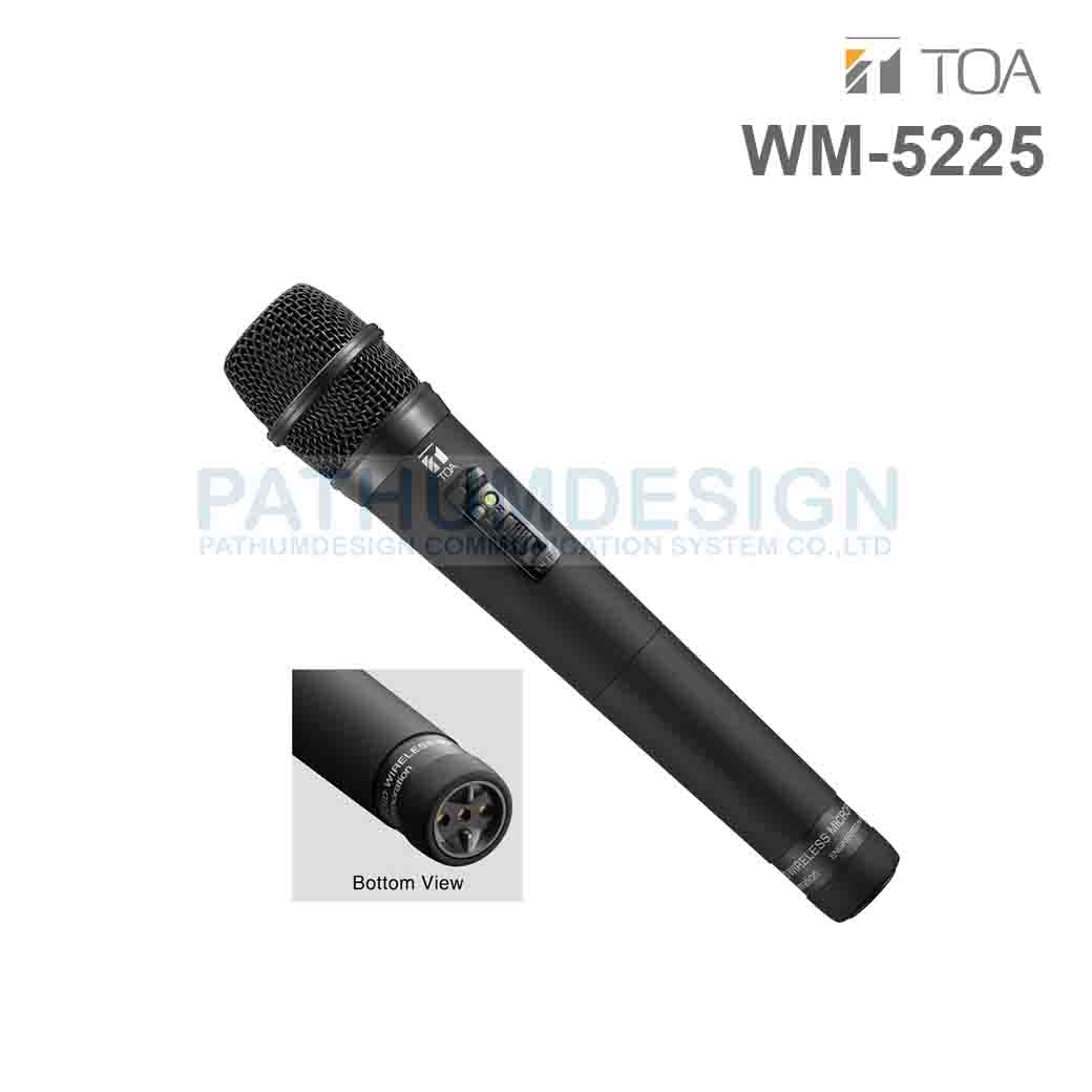 TOA WM-5225 C04 Wireless Microphone(Handheld) TOA WM-5225 C04 Wireless Microphone(Handheld)