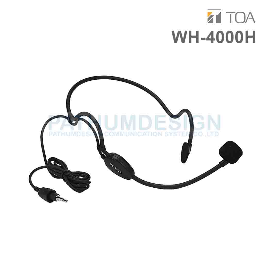 TOA WH-4000H Headset Microphone TOA WH-4000H Headset Microphone