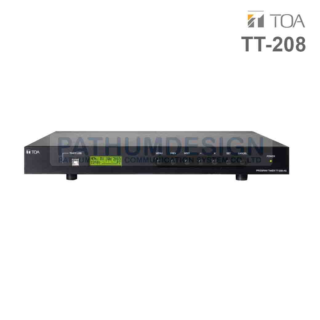 TOA TT-208-AS Program Timer TOA TT-208-AS Program Timer