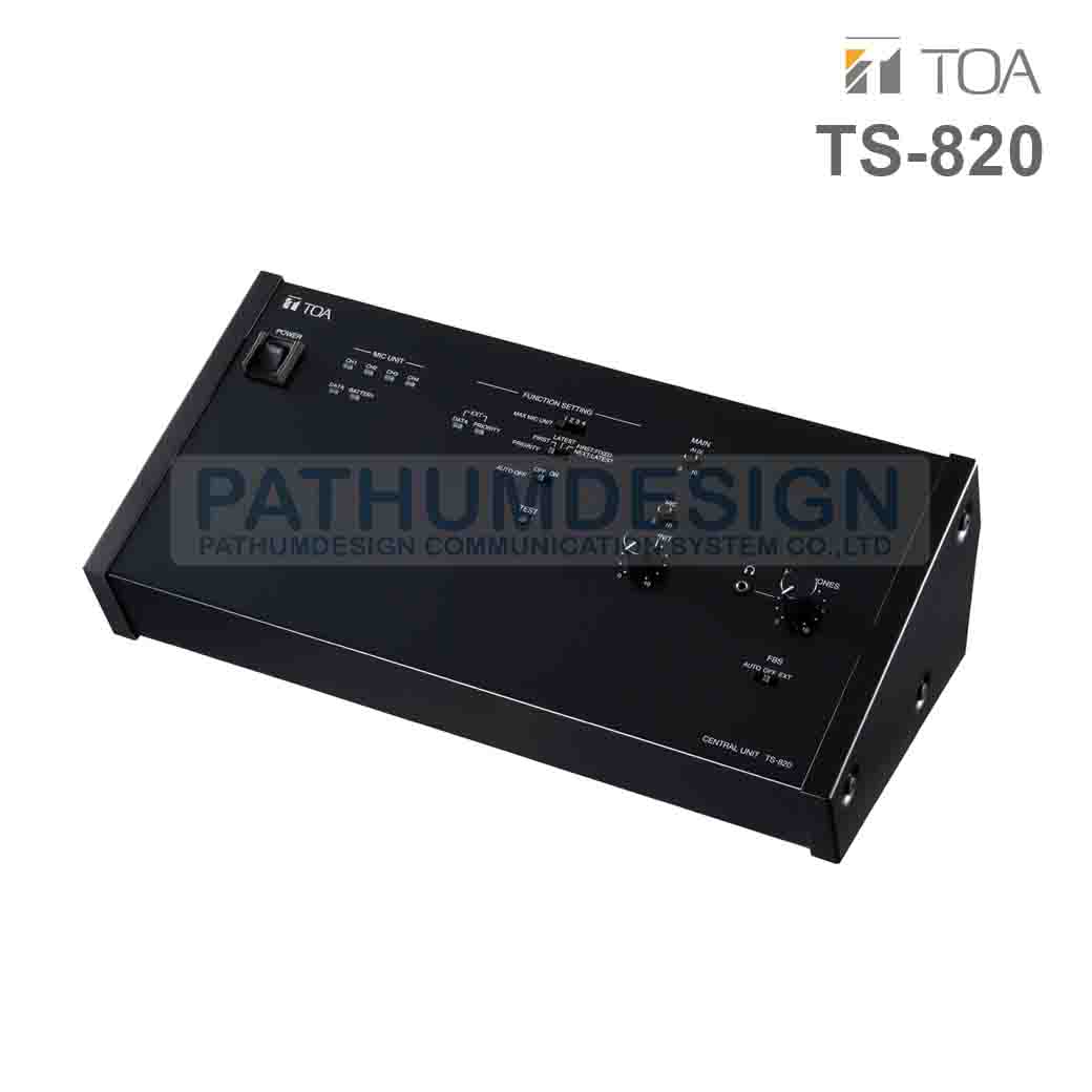 TOA TS-820 Central Unit Recording function TOA TS-820 Central Unit Recording function