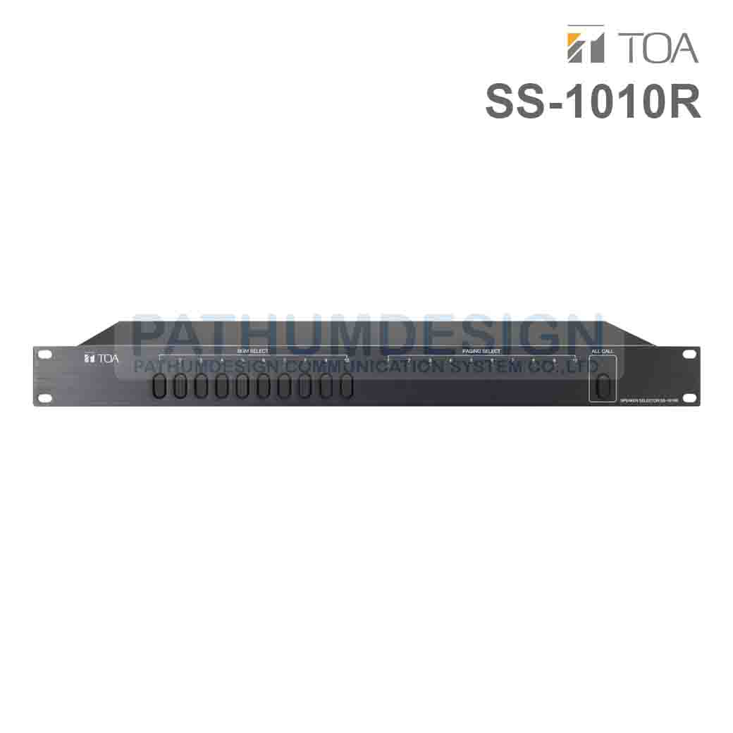 TOA SS-1010R Speaker Selector TOA SS-1010R Speaker Selector