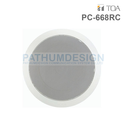 TOA PC-668RC Ceiling Mount Speaker 15W (8 TOA PC-668RC Ceiling Mount Speaker 15W (8