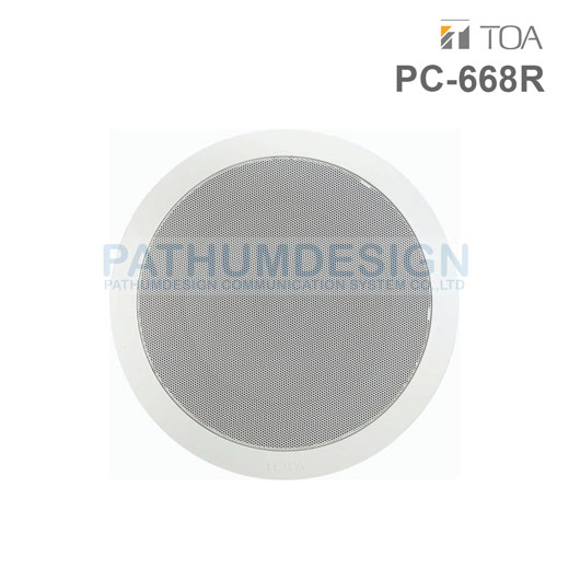 TOA PC-668R Ceiling Mount Speaker 15W (8 TOA PC-668R Ceiling Mount Speaker 15W (8