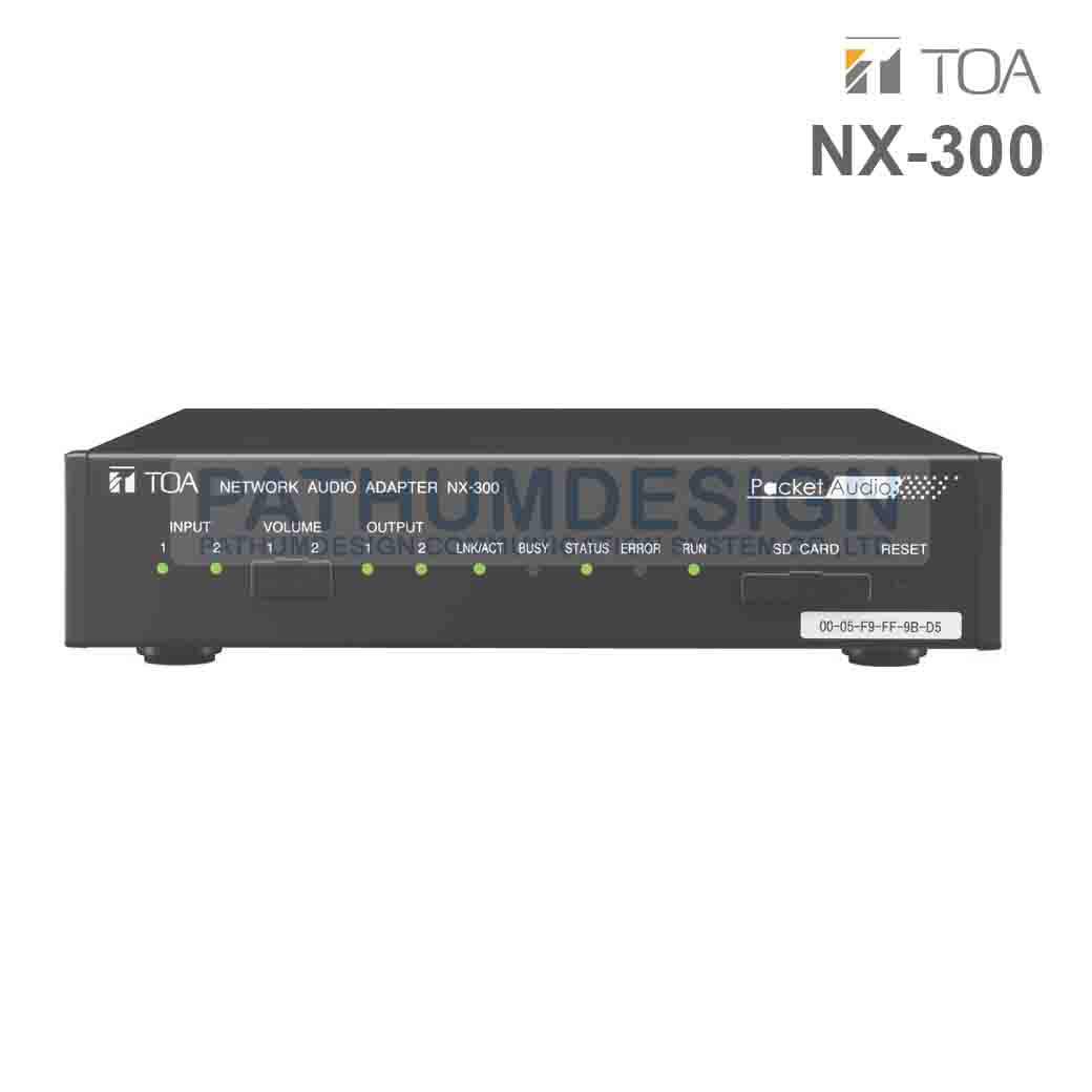 TOA NX-300 Network Audio Adapter TOA NX-300 Network Audio Adapter