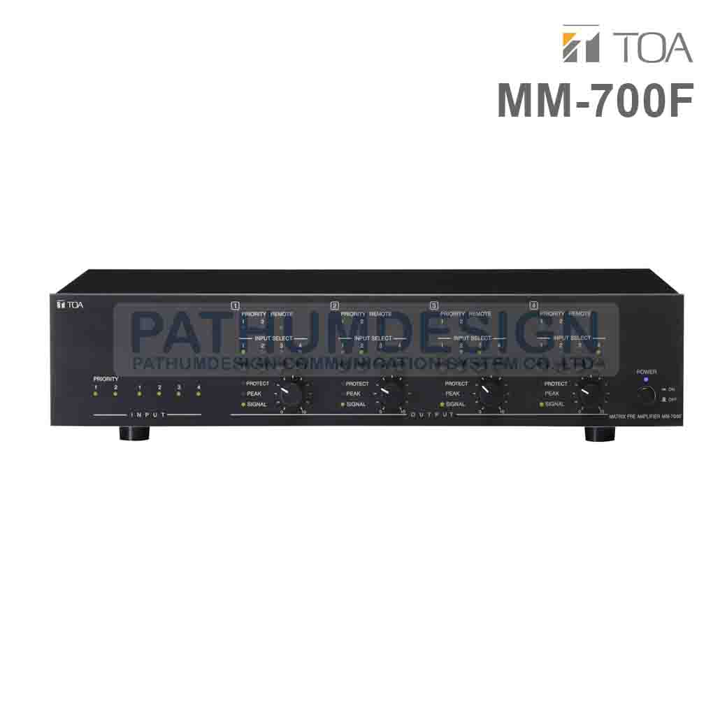 TOA MM-700F Matrix Pre-Amplifier TOA MM-700F Matrix Pre-Amplifier