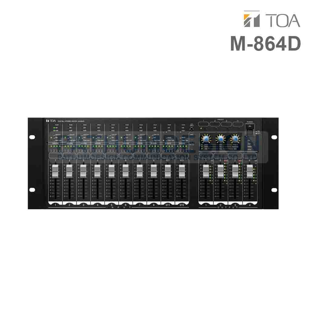 TOA M-864D ดิจิตอลสเตอริโอมิกเซอร์ TOA M-864D ดิจิตอลสเตอริโอมิกเซอร์