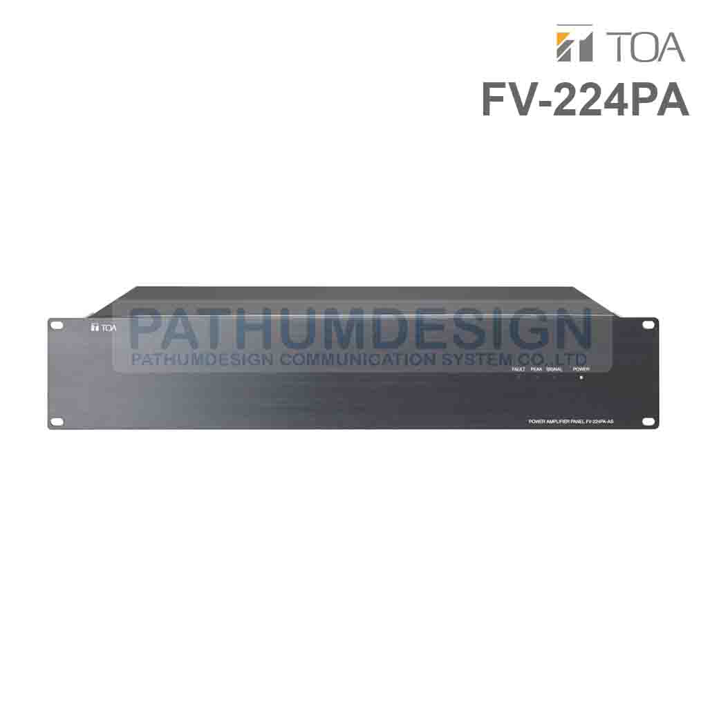 TOA FV-224PA-AS Power Amplifier TOA FV-224PA-AS Power Amplifier