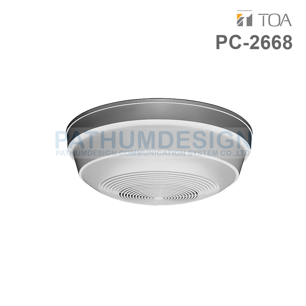 TOA PC-2668 Surface-mounting Type Ceiling Speaker 6W TOA PC-2668 Surface-mounting Type Ceiling Speaker 6W