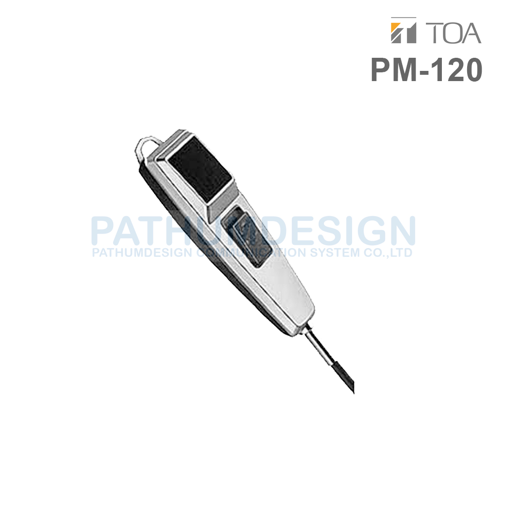 TOA PM-120 Unidirectional Paging Microphone TOA PM-120 Unidirectional Paging Microphone