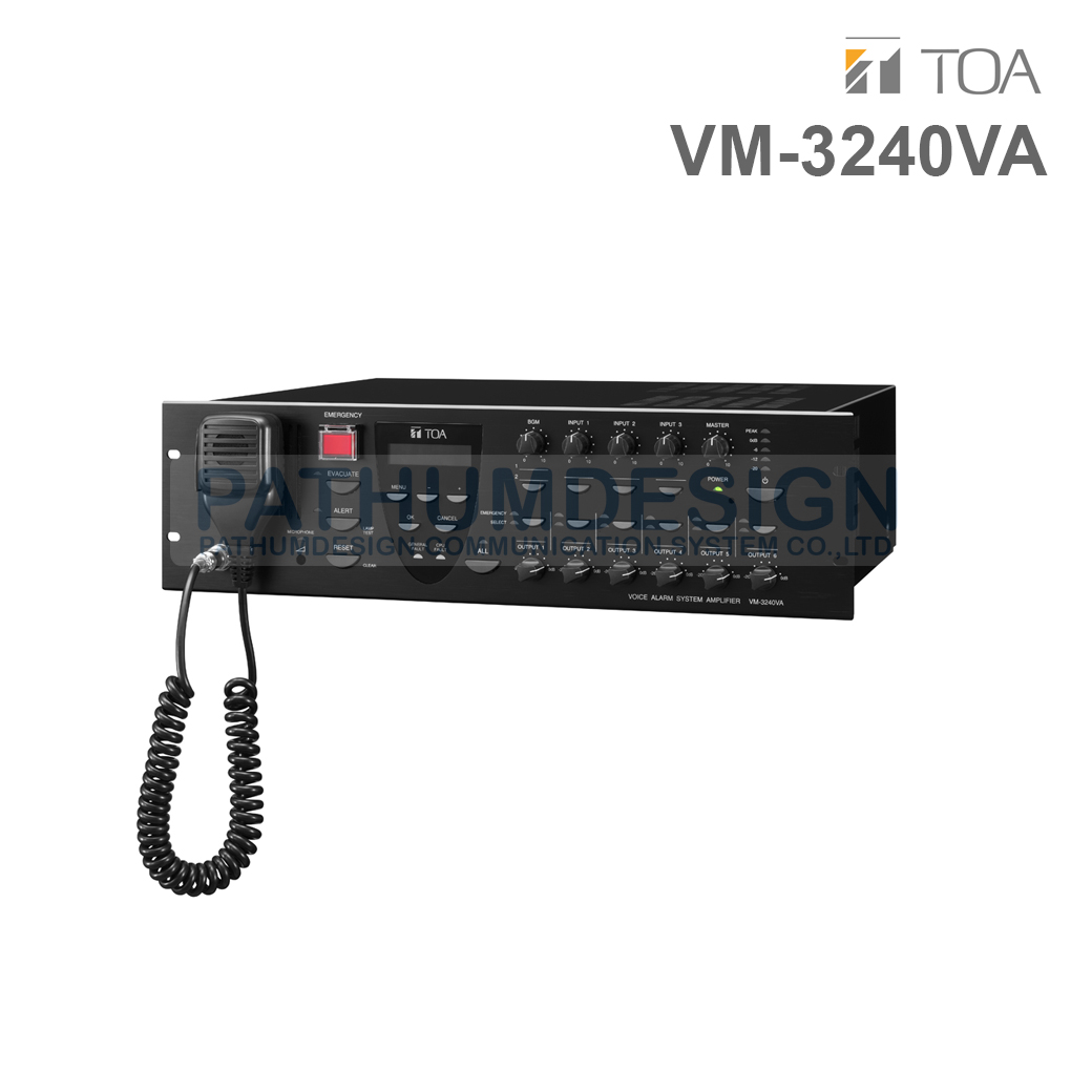 TOA VM-3240VA Voice Alarm System Amplifier 360W TOA VM-3240VA Voice Alarm System Amplifier 360W