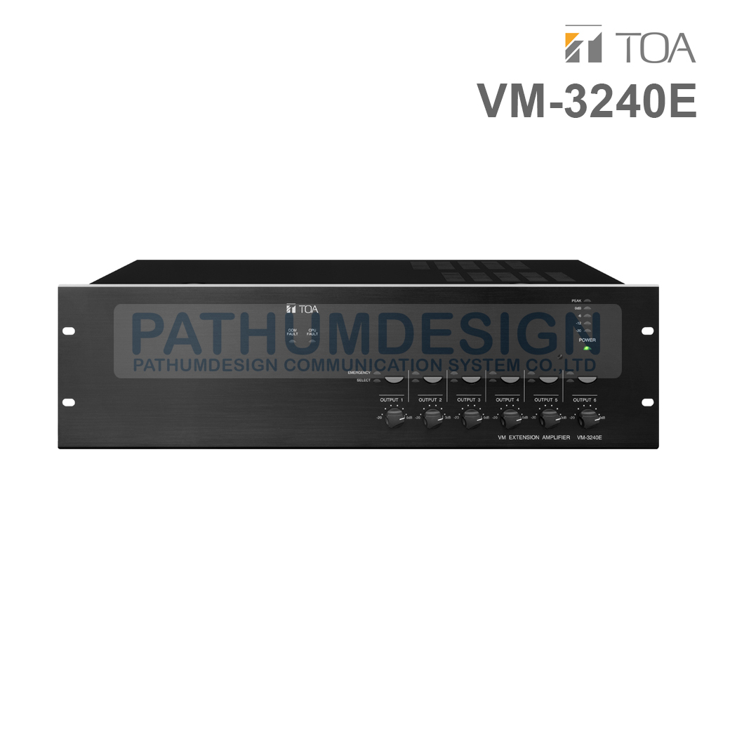 TOA VM-3240E CM Extension Amplifier 240W TOA VM-3240E CM Extension Amplifier 240W