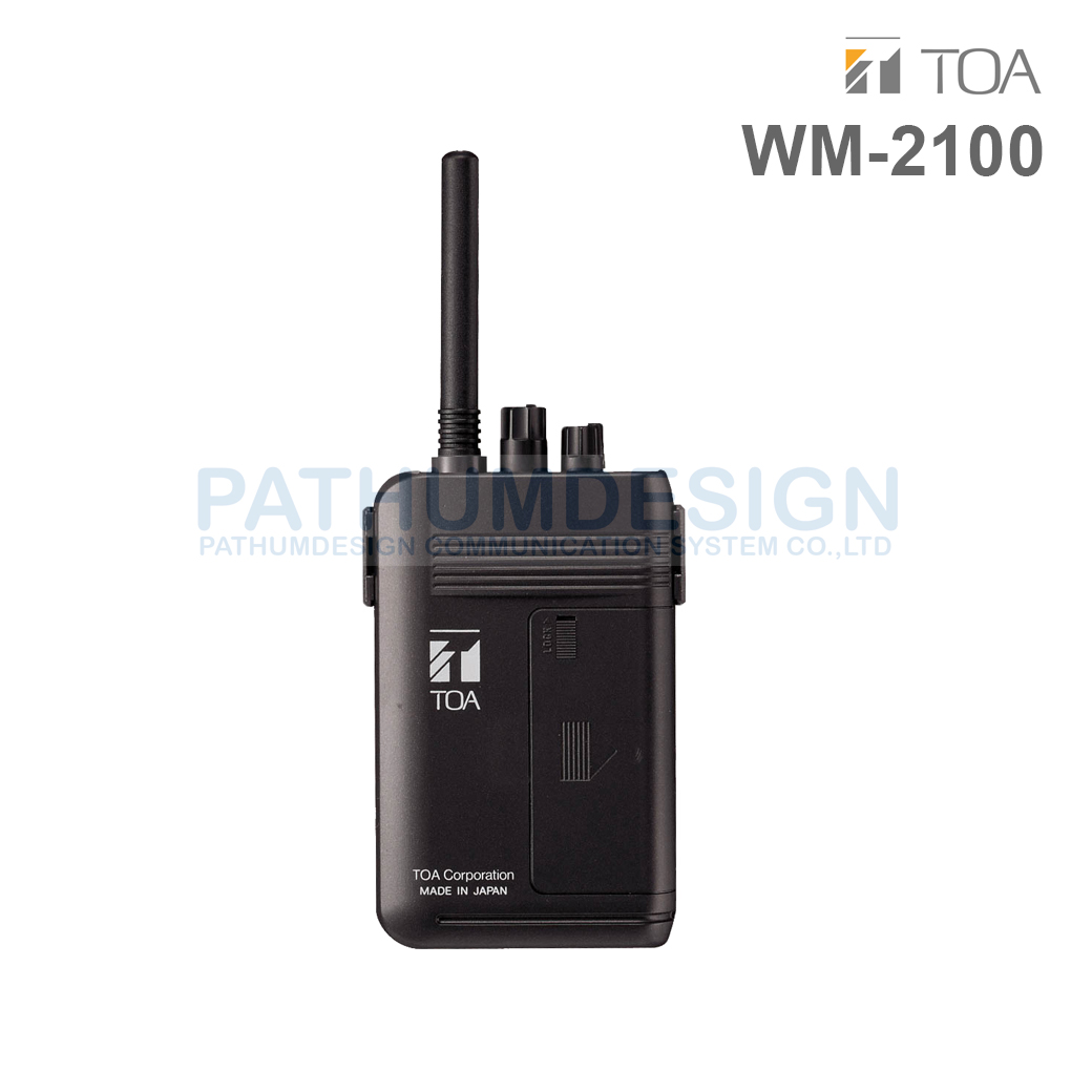 TOA WM-2100 Portable Transmitter TOA WM-2100 Portable Transmitter