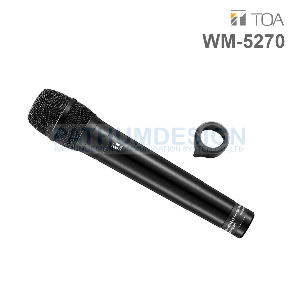 TOA WM-5270 C04 UHF Hand-held Wireless Microphone TOA WM-5270 C04 UHF Hand-held Wireless Microphone