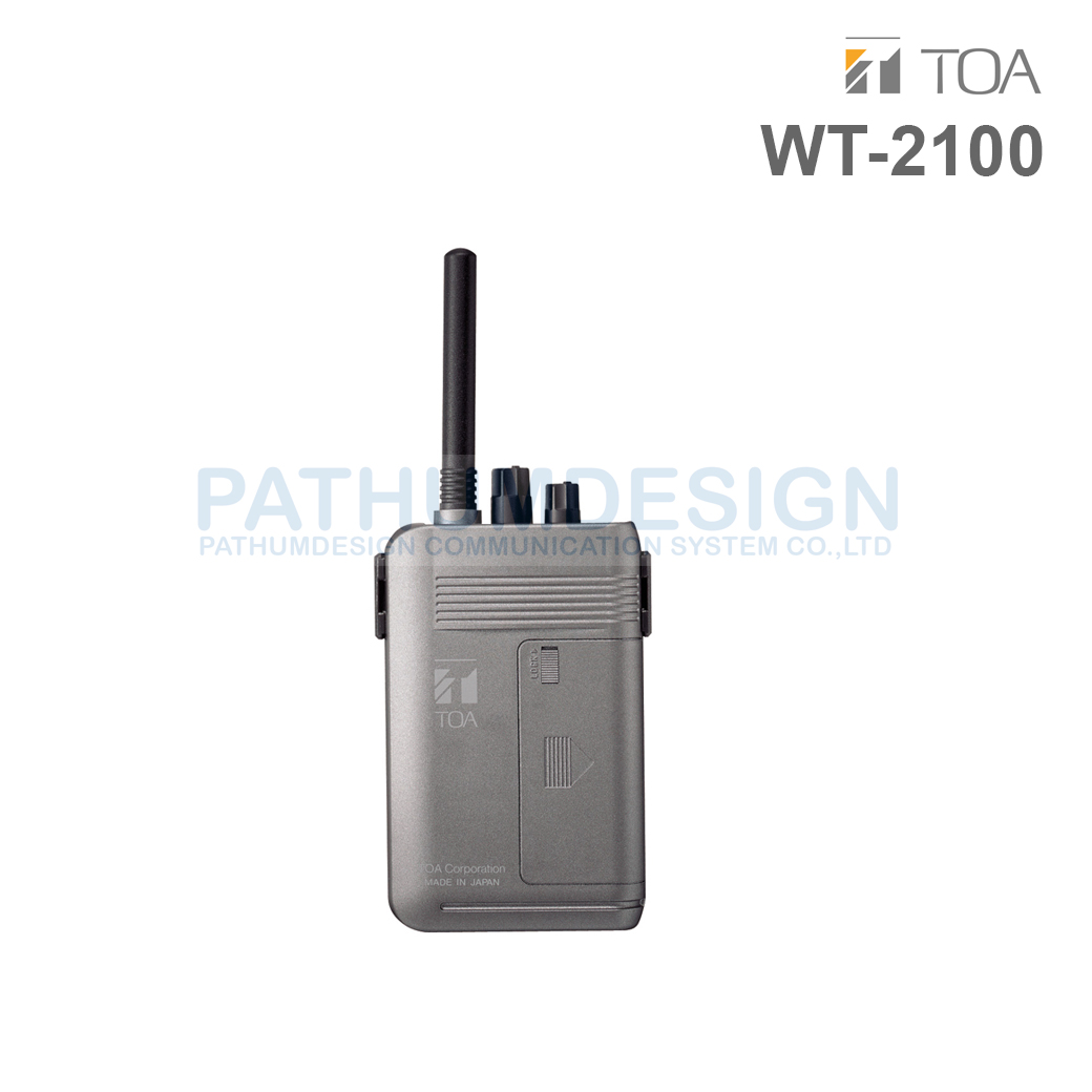 TOA WT-2100 01 Portable Receiver TOA WT-2100 01 Portable Receiver