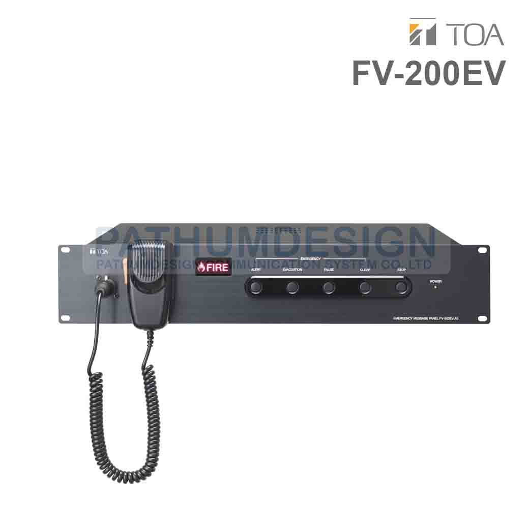 TOA FV-200EV Emergency Message Panel TOA FV-200EV Emergency Message Panel