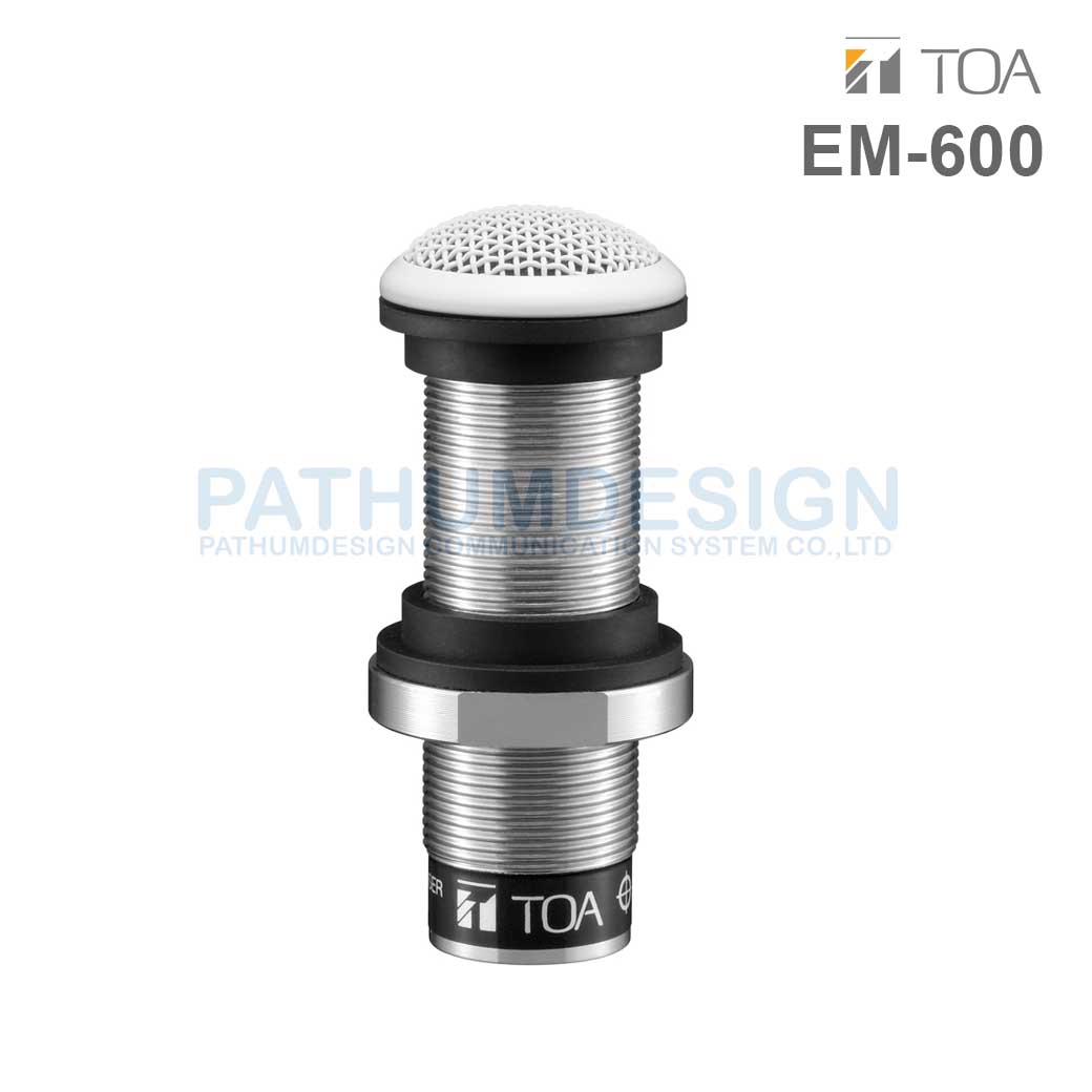 TOA EM-600 Flush-Mount Boundary Microphone TOA EM-600 Flush-Mount Boundary Microphone