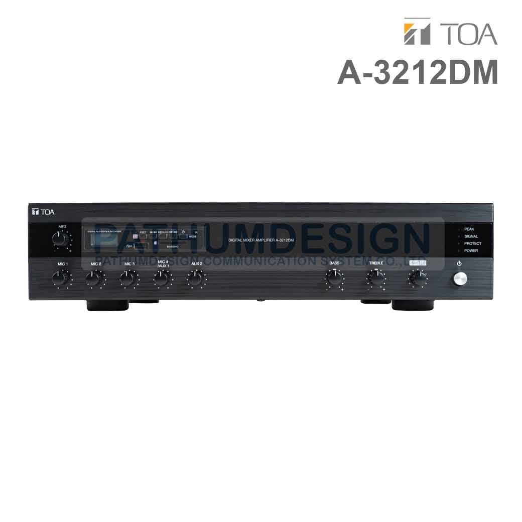 TOA A-3212DM Digital Mixer Amplifier with MP3 TOA A-3212DM Digital Mixer Amplifier with MP3