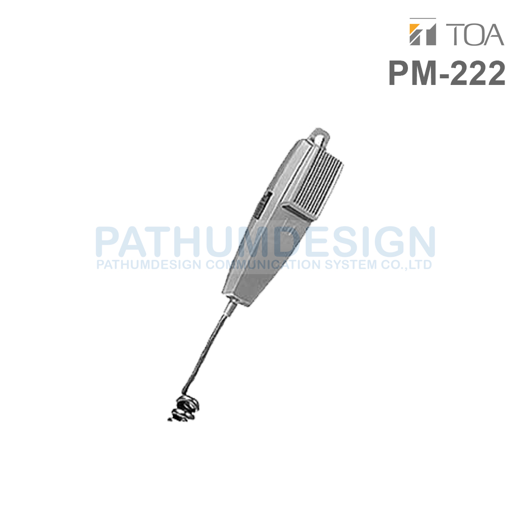 TOA PM-222 Unidirectional Paging Microphone TOA PM-222 Unidirectional Paging Microphone
