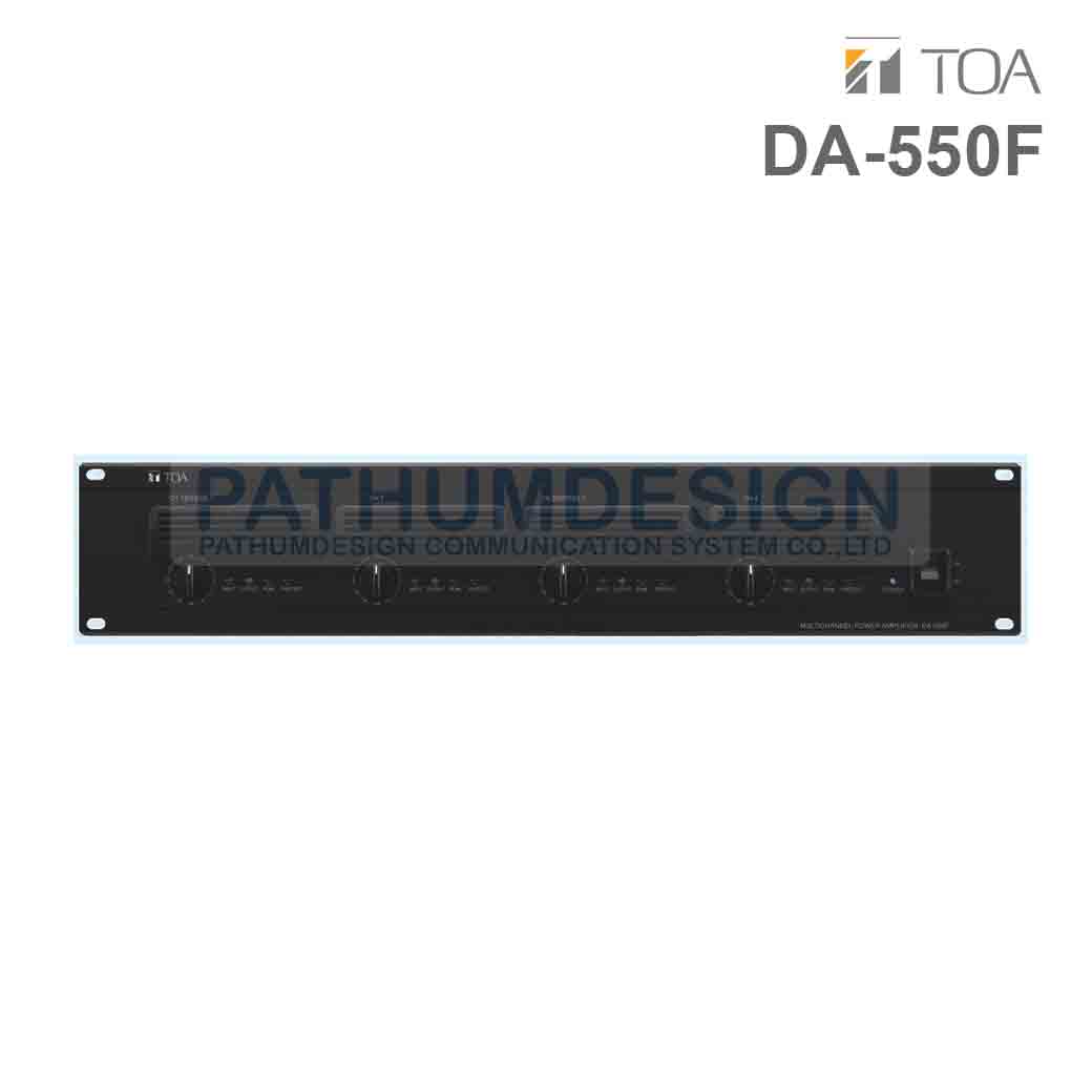 TOA DA-550F Multichannel Power Amplifier 550W x 4 (Bridge 1100W x 2 ) TOA DA-550F Multichannel Power Amplifier 550W x 4 (Bridge 1100W x 2 )