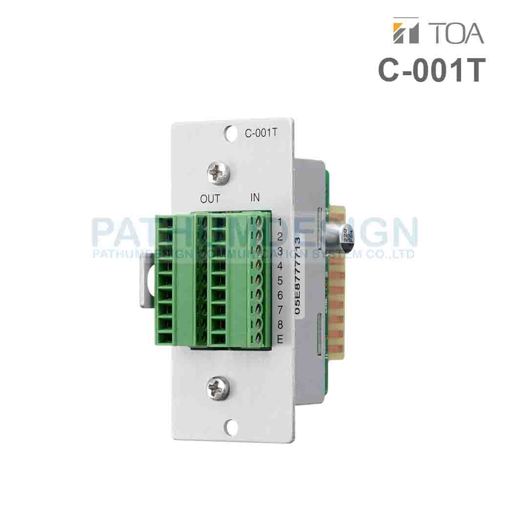 TOA C-001T Input/Output Control Module TOA C-001T Input/Output Control Module