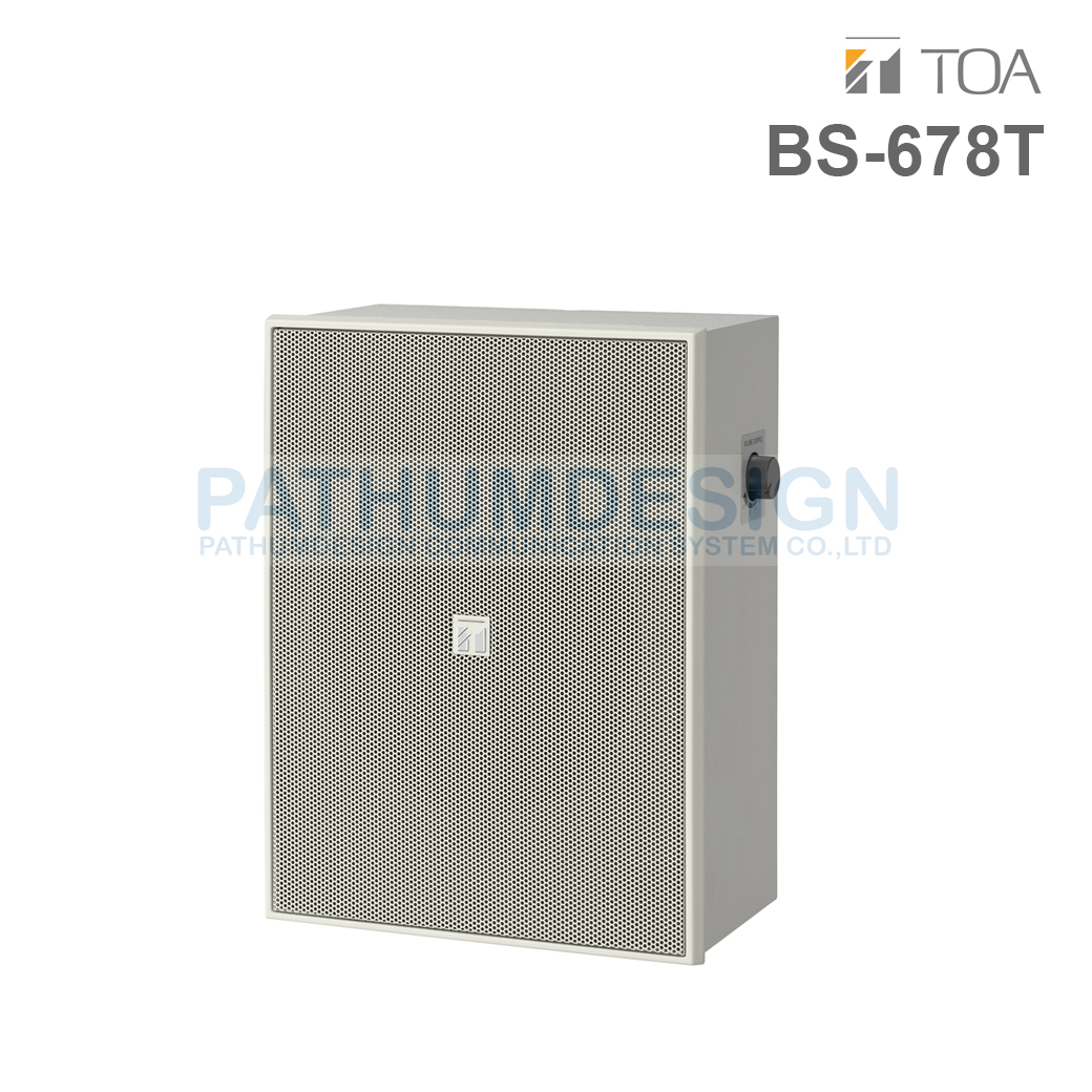 TOA BS-678T Wall Mount Speaker 6W TOA BS-678T Wall Mount Speaker 6W