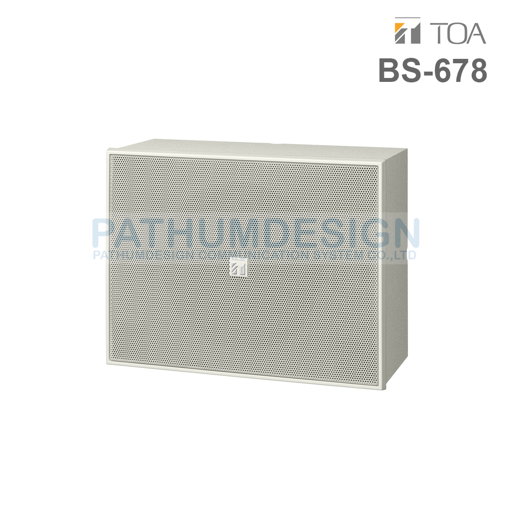 TOA BS-678 IT TOA ลำโพงติดผนัง 6 Watt TOA BS-678 IT TOA ลำโพงติดผนัง 6 Watt
