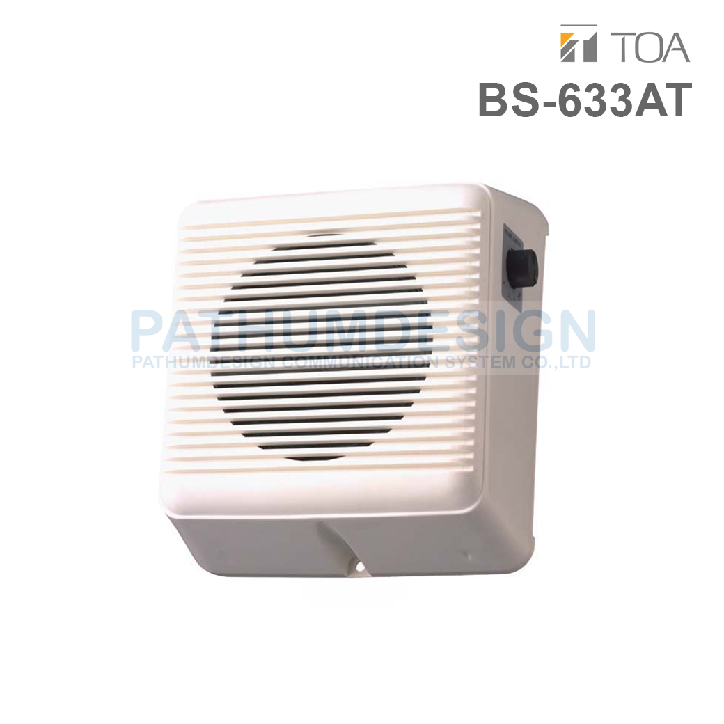 TOA BS-633AT IT TOA ลำโพงติดผนัง 6 Watt TOA BS-633AT IT TOA ลำโพงติดผนัง 6 Watt