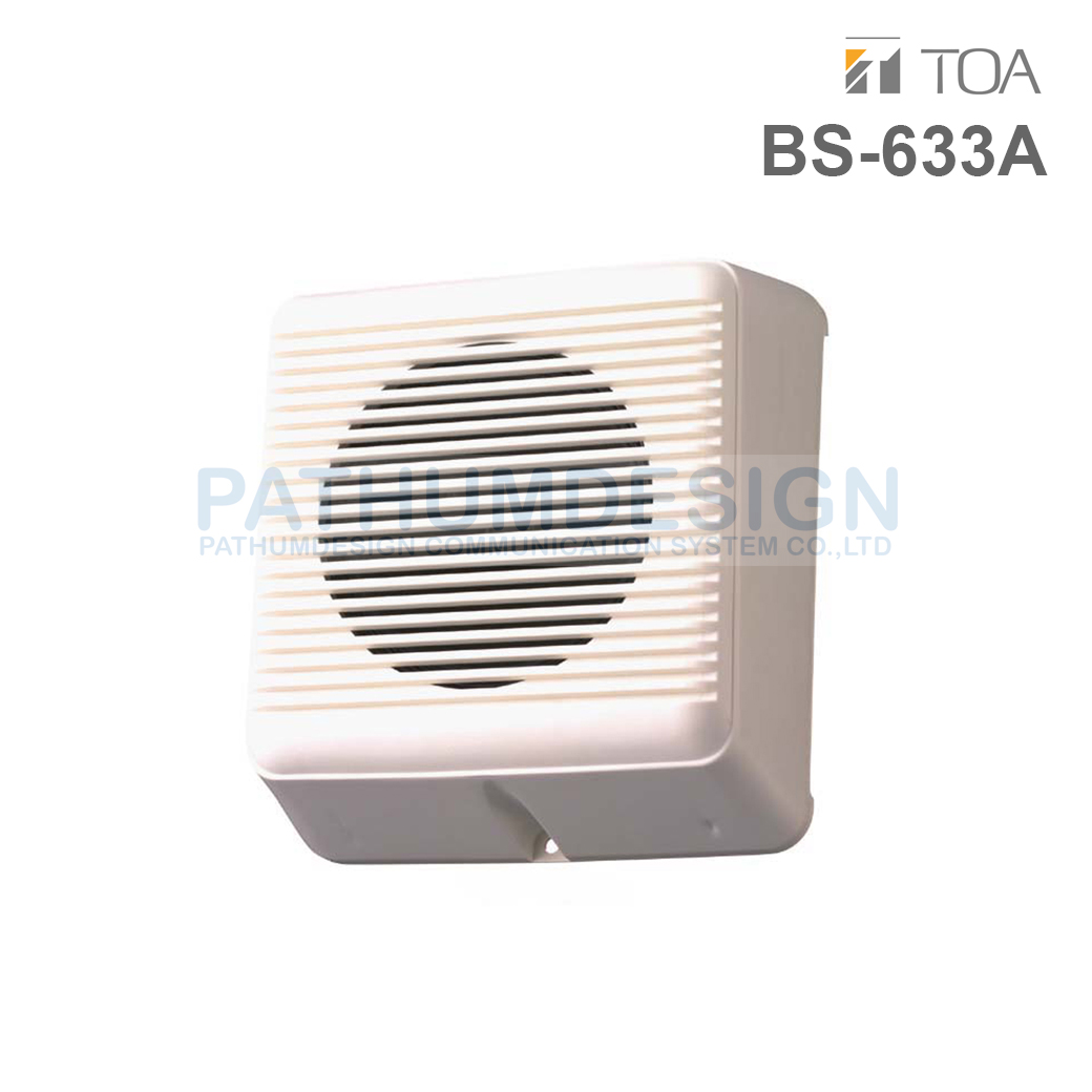 TOA BS-633A IT TOA ลำโพงติดผนัง 6 Watt TOA BS-633A IT TOA ลำโพงติดผนัง 6 Watt