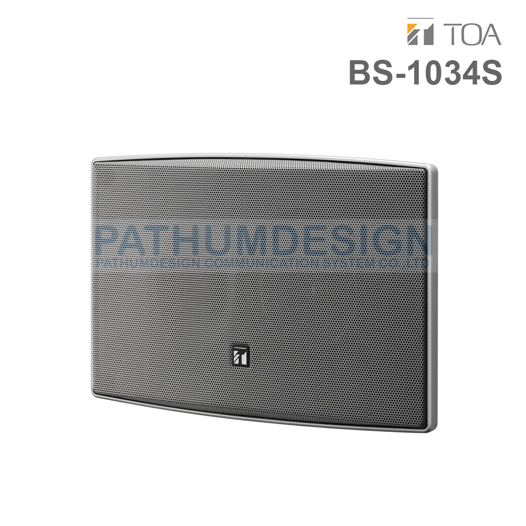 TOA BS-1034S ลำโพงติดผนัง 10W TOA BS-1034S ลำโพงติดผนัง 10W