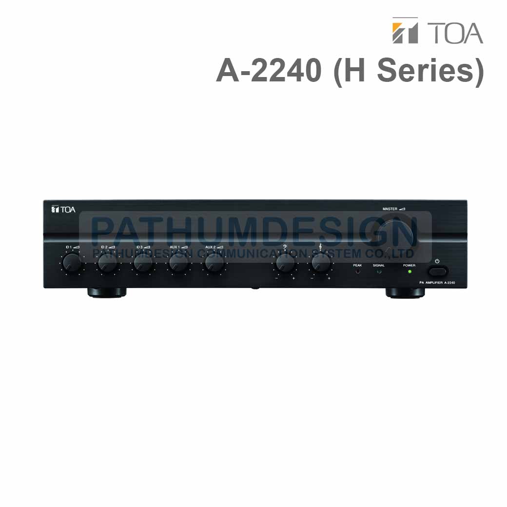 TOA A-2240 H IT TOA Mixer Power Amplifiers (240W) (H Version) TOA A-2240 H IT TOA Mixer Power Amplifiers (240W) (H Version)