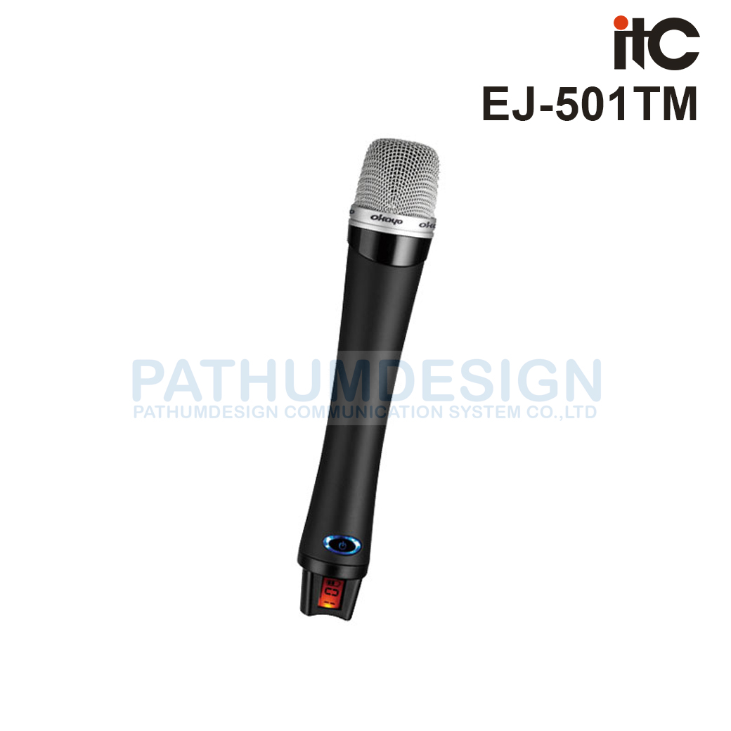 ITC EJ-501TM เครื่องส่งไมค์ลอย ชนิดไมค์มือถือ (ไม่มีเครื่องรับ) ITC EJ-501TM เครื่องส่งไมค์ลอย ชนิดไมค์มือถือ (ไม่มีเครื่องรับ)