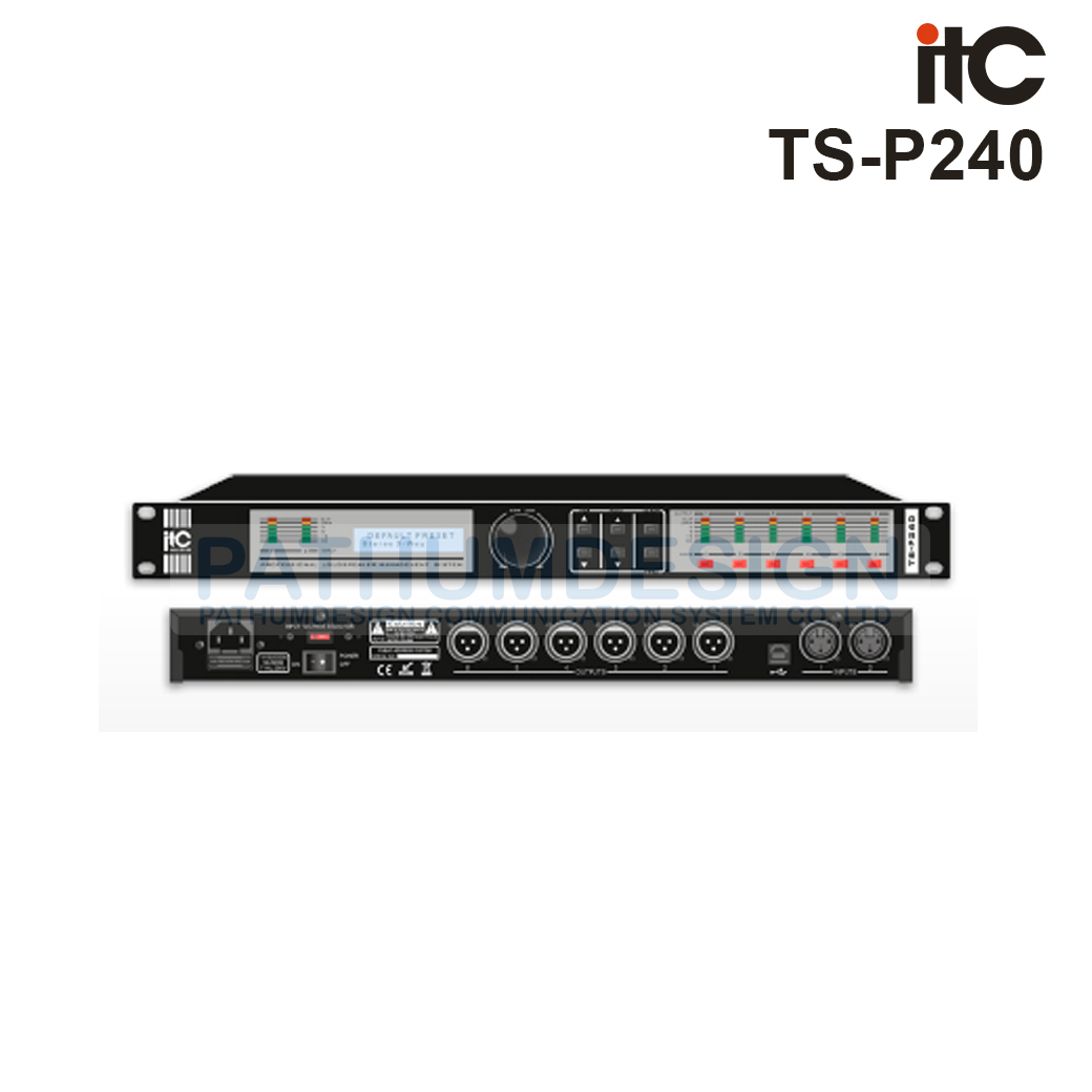 ITC TS-P240 ดิจิตอล โปรเซสเซอร์ DSP ITC TS-P240 ดิจิตอล โปรเซสเซอร์ DSP