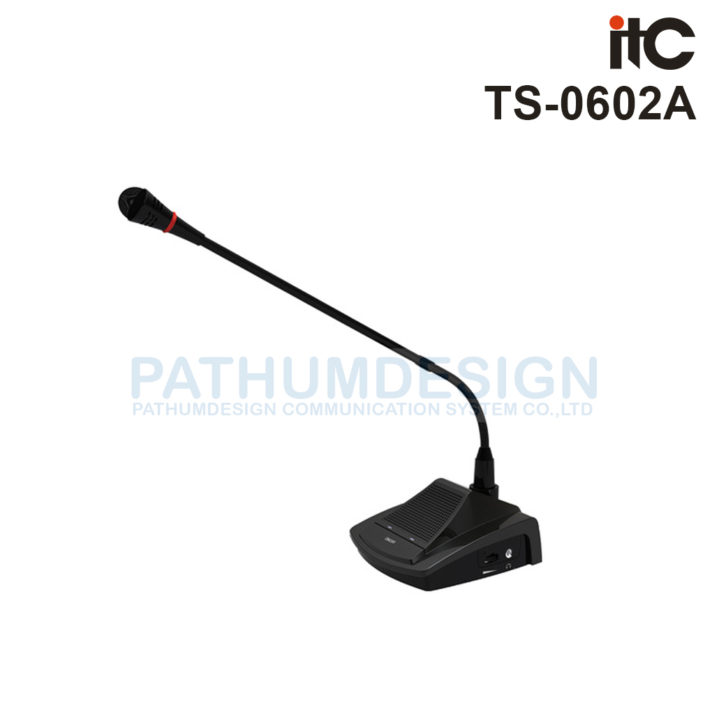 ITC TS-0602A Digital Desktop Discussion Conference Delegate Unit ITC TS-0602A Digital Desktop Discussion Conference Delegate Unit