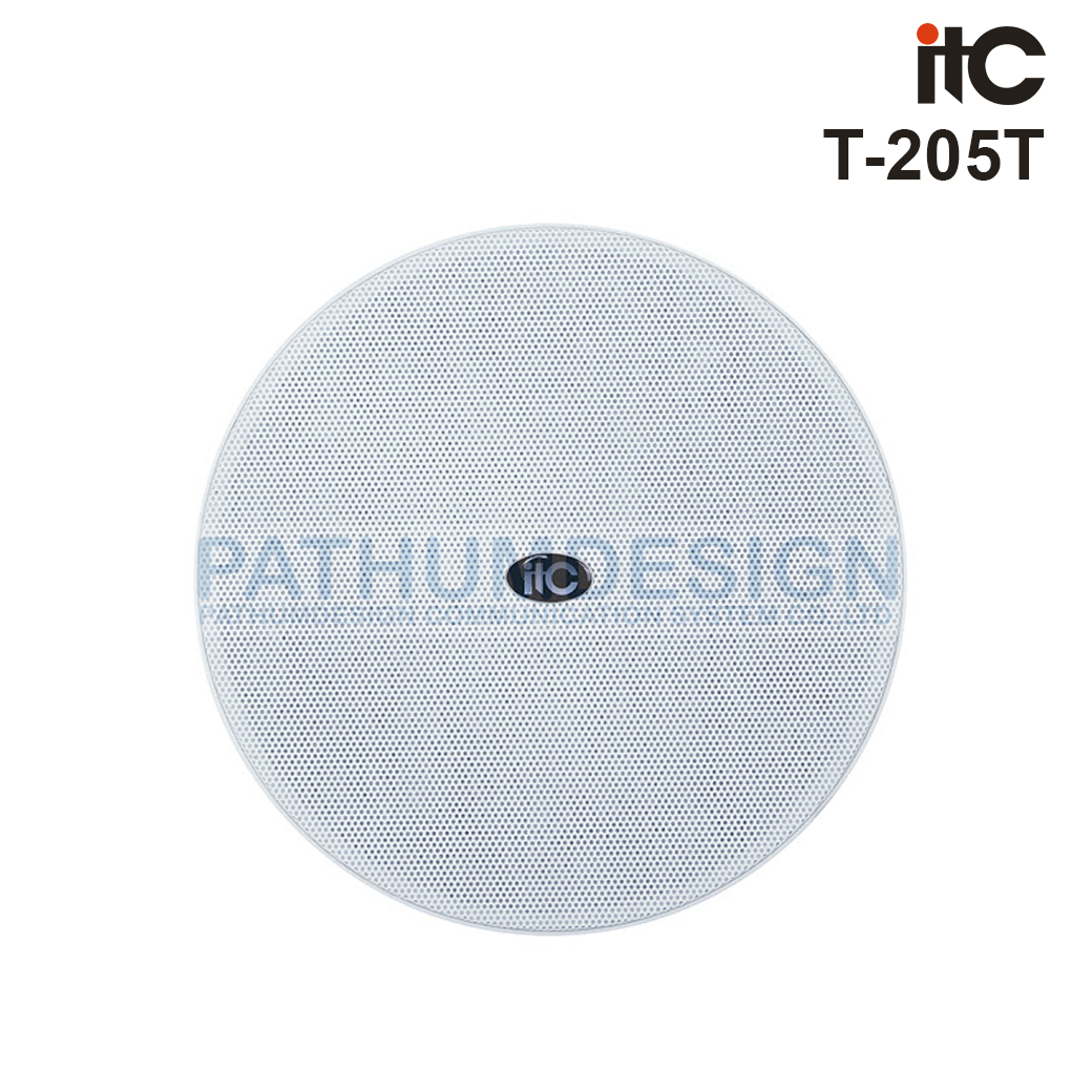 ITC T-205T/T-206T/T-208T Ceiling S peaker (No-frame Speaker) (1.25W-2.5W-5W-10W) ITC T-205T/T-206T/T-208T Ceiling S peaker (No-frame Speaker) (1.25W-2.5W-5W-10W)