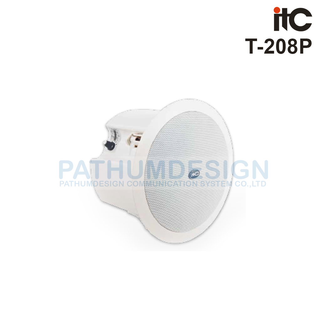 ITC T-208P 6.5in Coaxial Ceiling Loudspeaker(6W-12W-25W-50W) ITC T-208P 6.5in Coaxial Ceiling Loudspeaker(6W-12W-25W-50W)