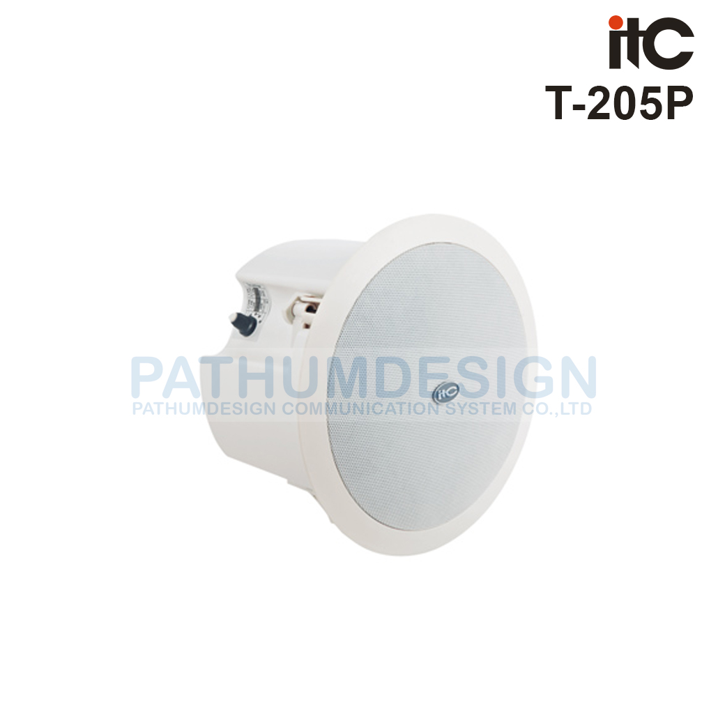 ITC T-205P 4in Coaxial Ceiling Loudspeaker(2.5W-5W-10W-20W) ITC T-205P 4in Coaxial Ceiling Loudspeaker(2.5W-5W-10W-20W)