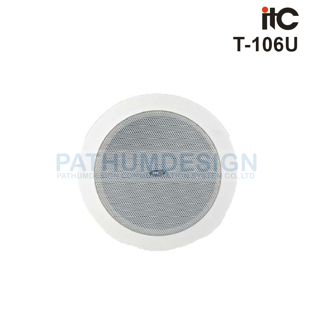 ITC T-106U Ceiling Speaker (3W-6W-9W) Spring clip fast installation ITC T-106U Ceiling Speaker (3W-6W-9W) Spring clip fast installation