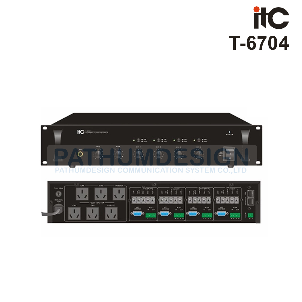 ITC T-6704 IP network audio system ITC T-6704 IP network audio system